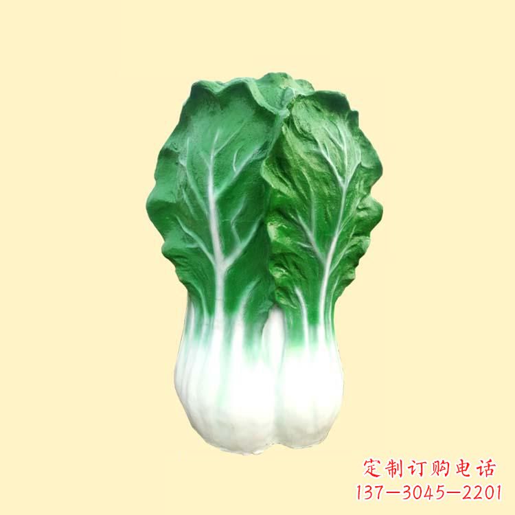 南阳白菜卡通雕塑
