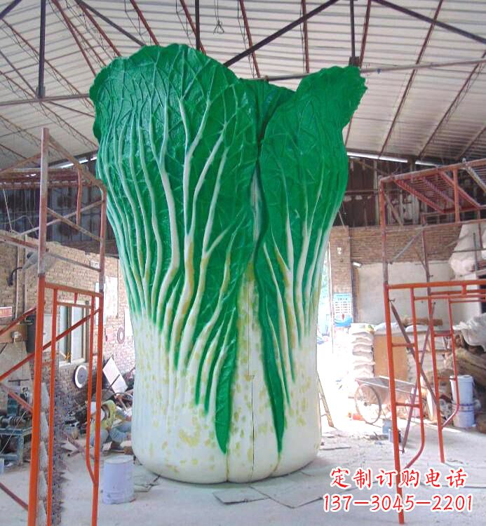 南阳白菜铜雕塑