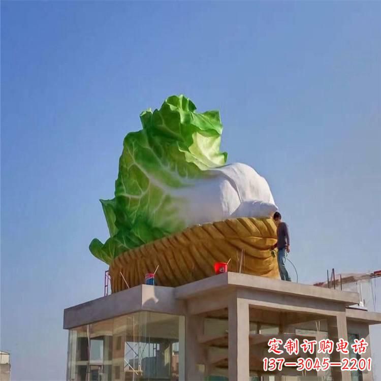 南阳大白菜 雕塑-玻璃钢大型植物景观