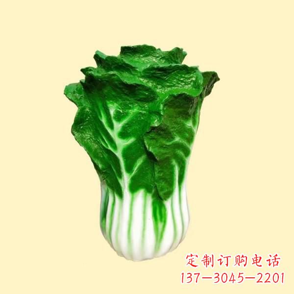 南阳白菜精灵——艺术化的仿真果蔬雕塑