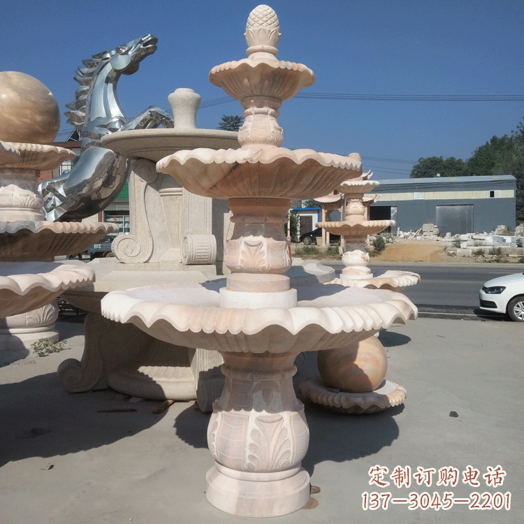 南阳四腿石雕喷泉