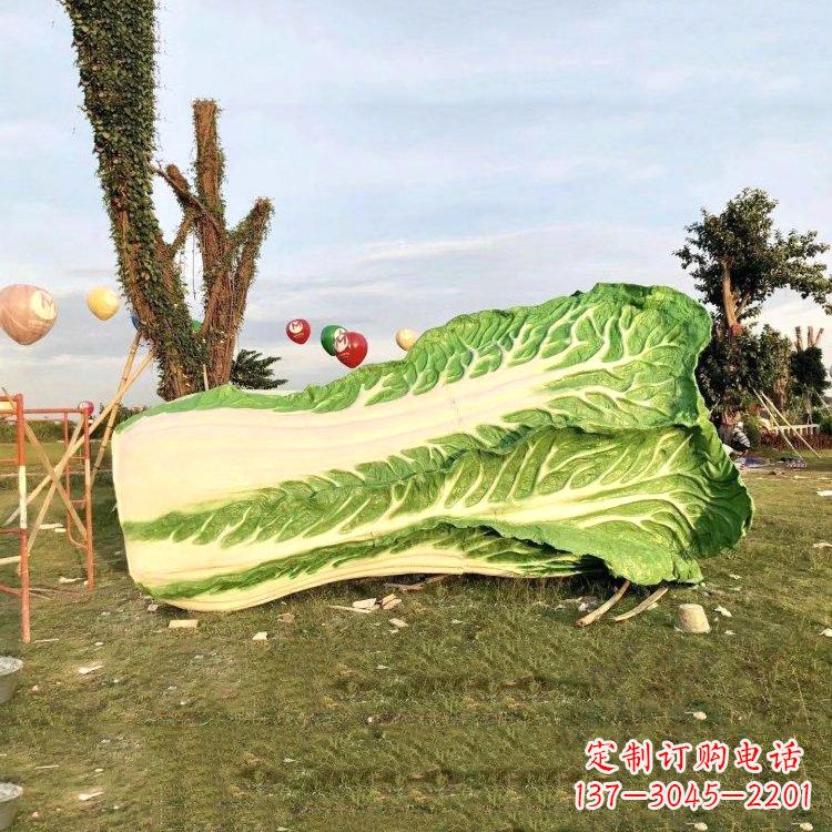 南阳玉白菜雕塑