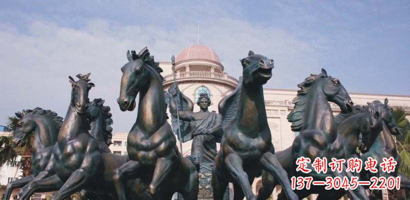 南阳阿波罗战车铜雕222