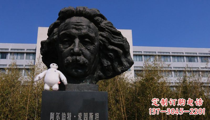 南阳爱因斯坦头像铜雕222