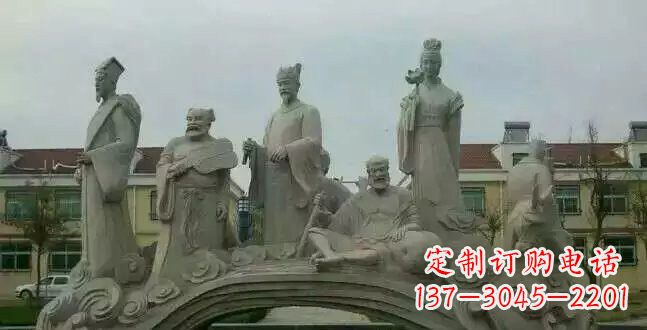 南阳八仙过海石雕222