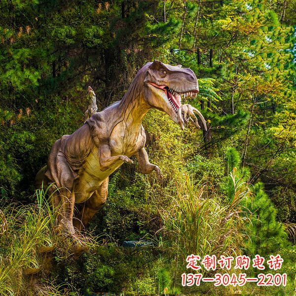 南阳霸王龙动物园仿真恐龙雕塑