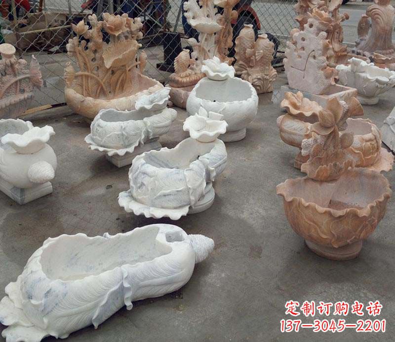 南阳白菜水盆景观石雕