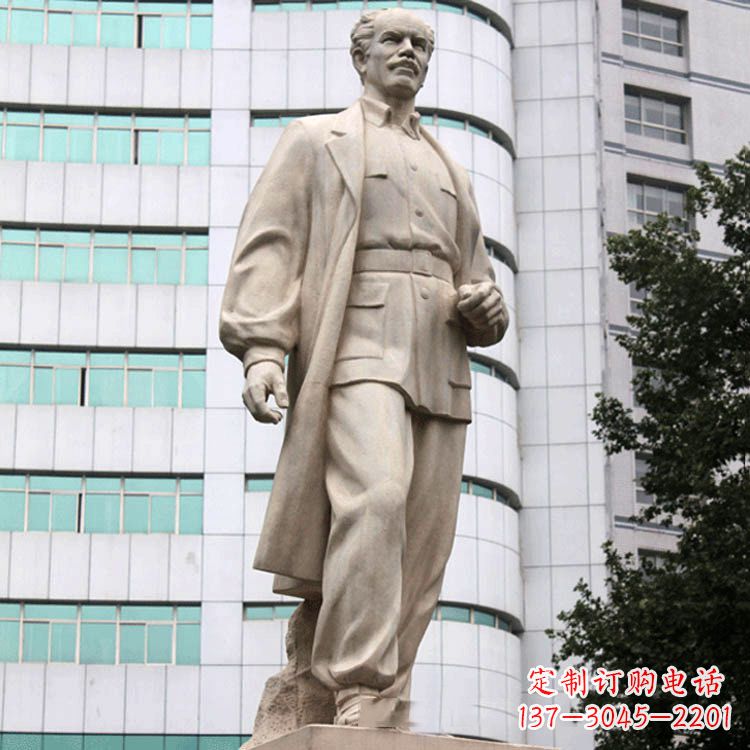 南阳白求恩名医雕塑-医院医学院名人石雕