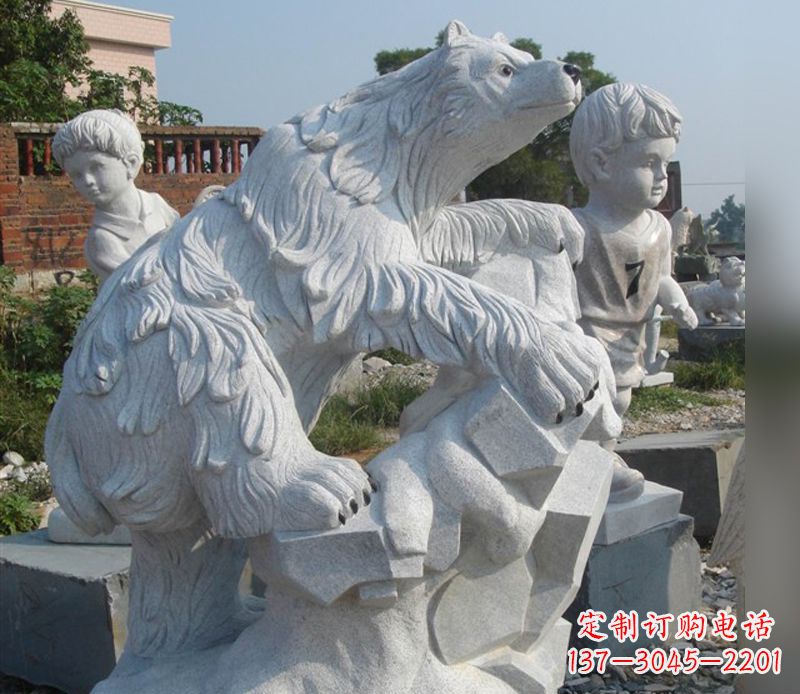 南阳北极熊石雕