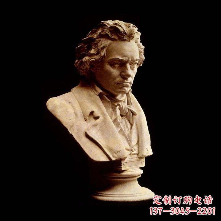 南阳贝多芬钢琴雕塑-世界名人著名钢琴家