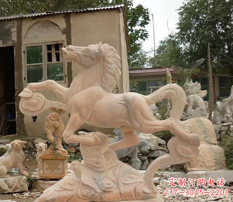 南阳石雕大象