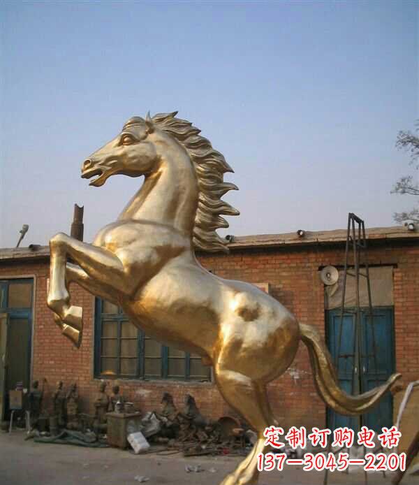 南阳奔马铜雕 (4)