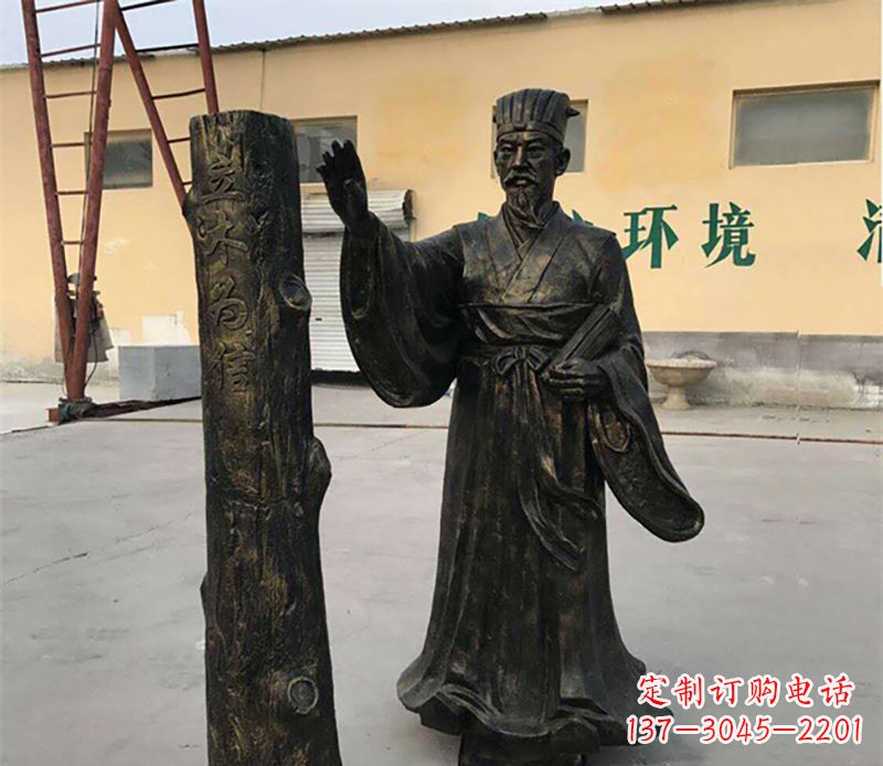 南阳扁鹊铜雕