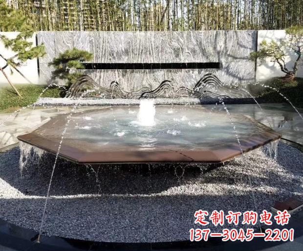 南阳别墅不锈钢假山雕塑