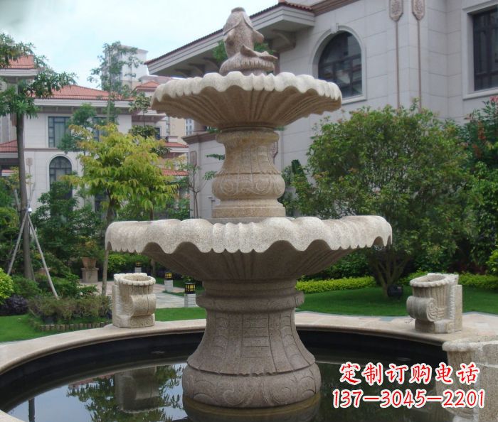 南阳别墅景观欧式喷泉石雕 (3)