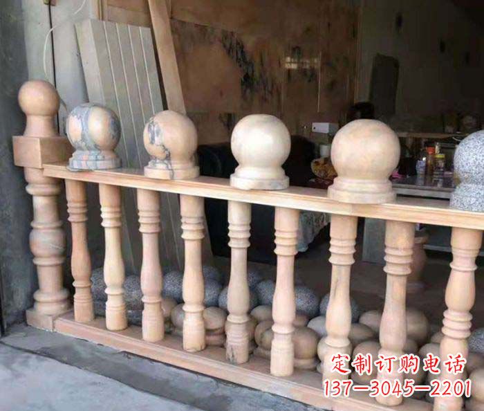 南阳新一代景观晚霞红石栏杆