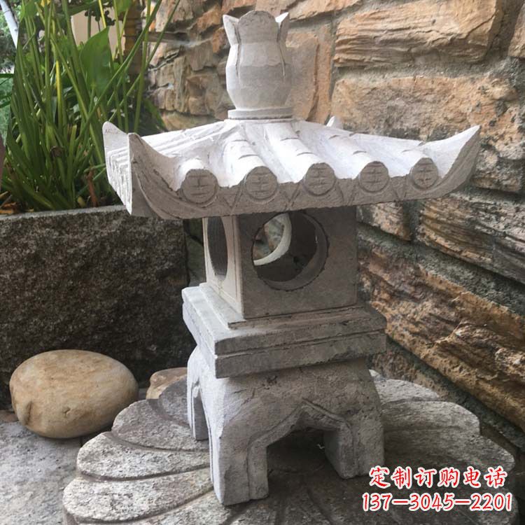 南阳别墅园林石灯