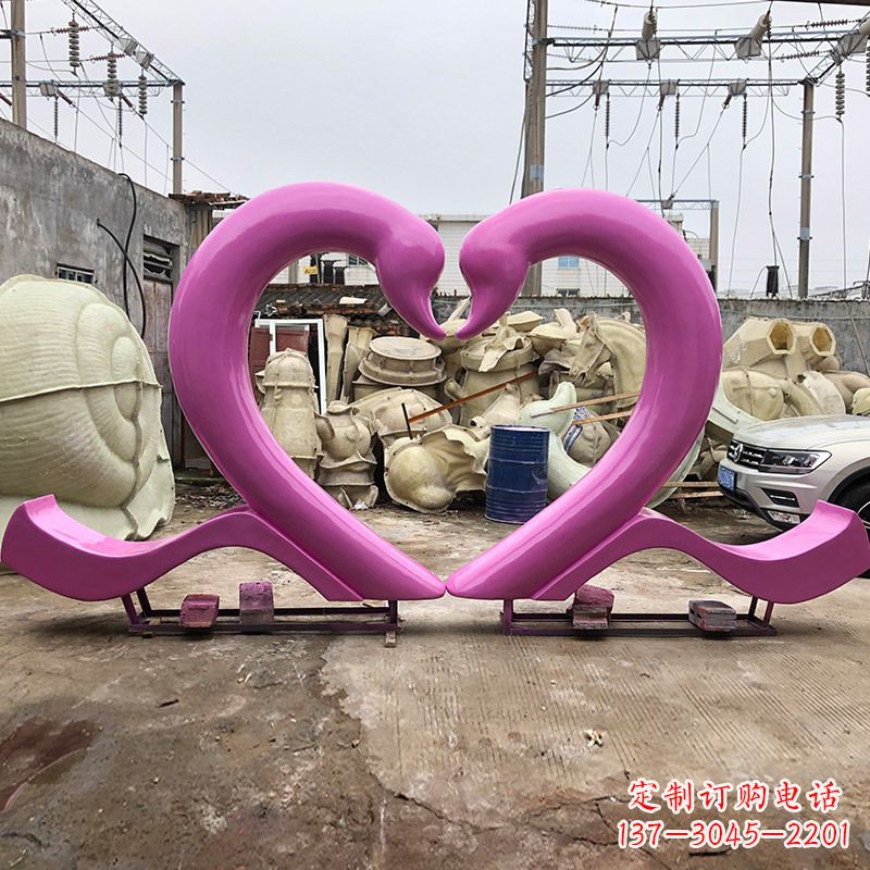 南阳玻璃钢天鹅雕塑