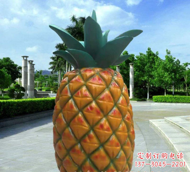 南阳玻璃钢菠萝灯