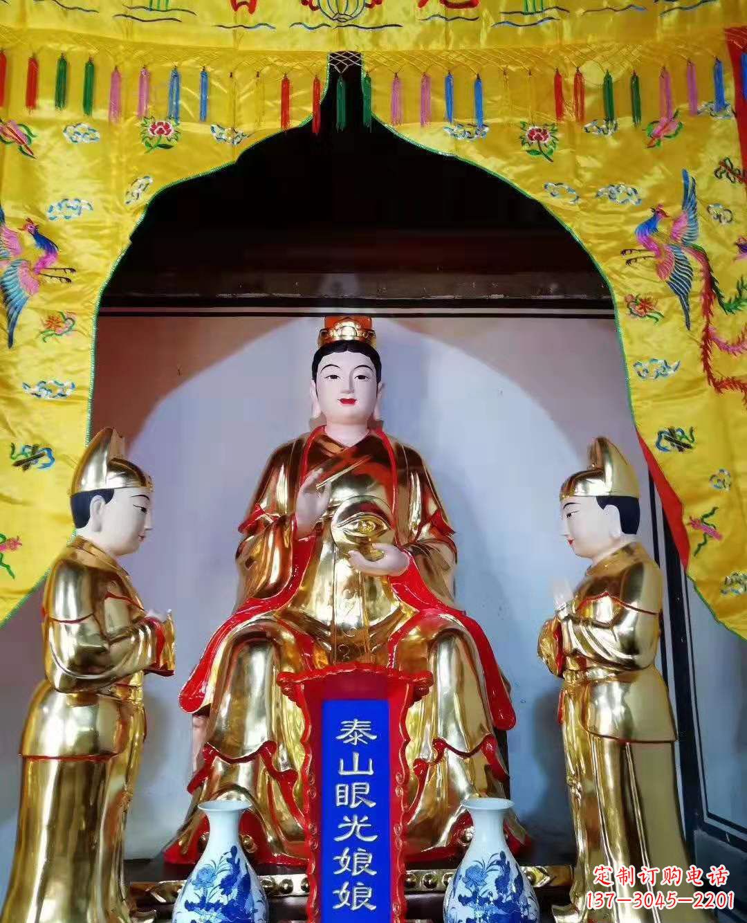 南阳玻璃钢彩绘佛像雕塑寺庙景观雕塑