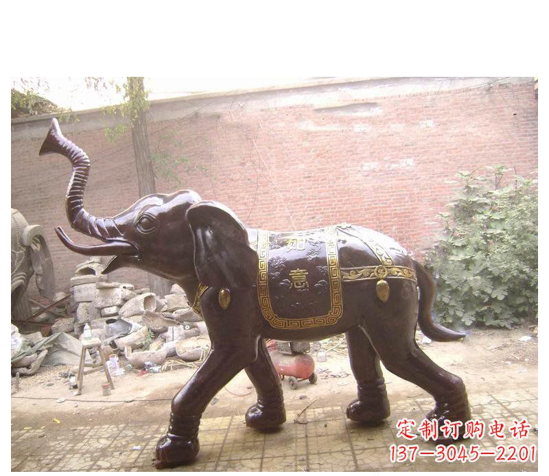 南阳玻璃钢大象雕塑