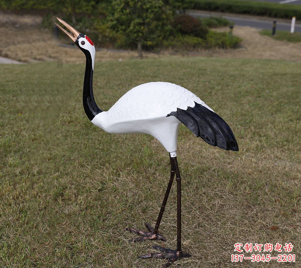 南阳玻璃钢雕塑仙鹤