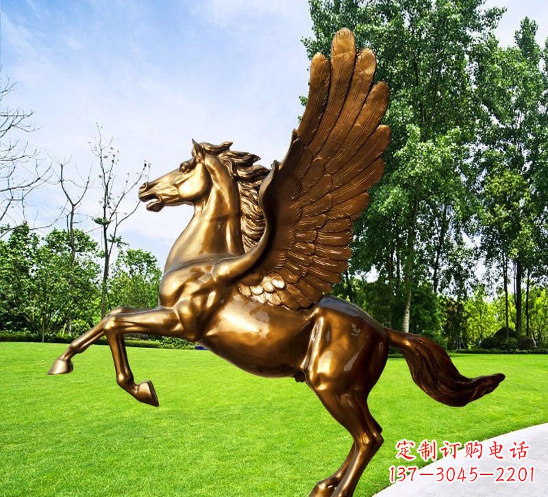 南阳玻璃钢仿铜动物马雕塑