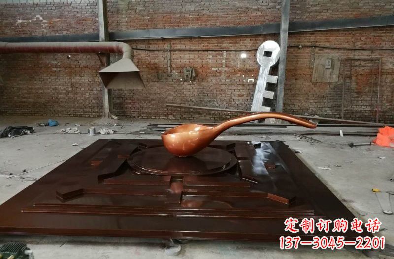 南阳玻璃钢仿铜司南案例