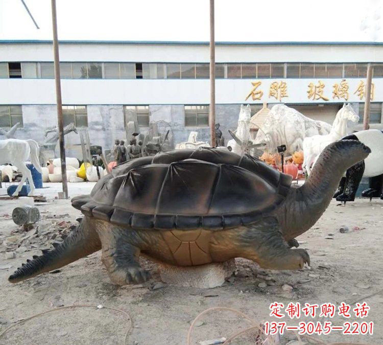 南阳玻璃钢乌龟雕塑——精致美丽的艺术品
