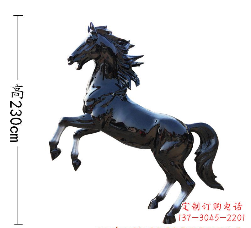 南阳玻璃钢马雕塑精美外形、经久耐用