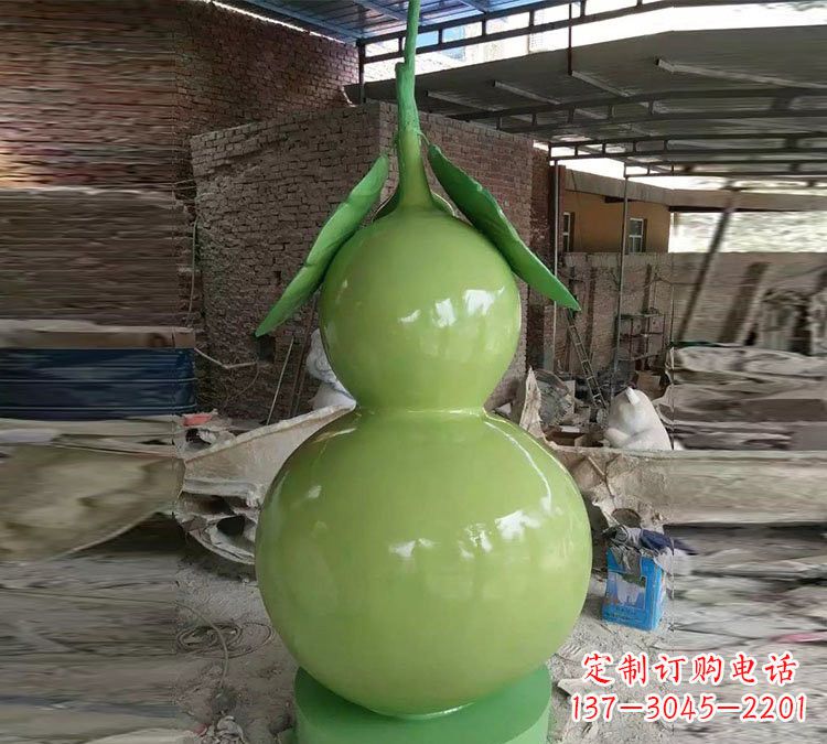南阳玻璃钢葫芦雕塑——艺术中的精美之作