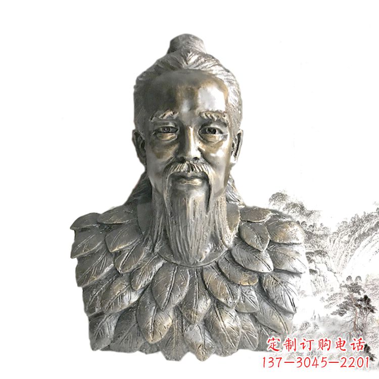 南阳玻璃钢伏羲头像