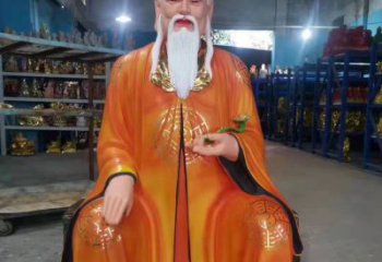 南阳玻璃钢彩绘佛像钟雕塑——精美宗教艺术装饰