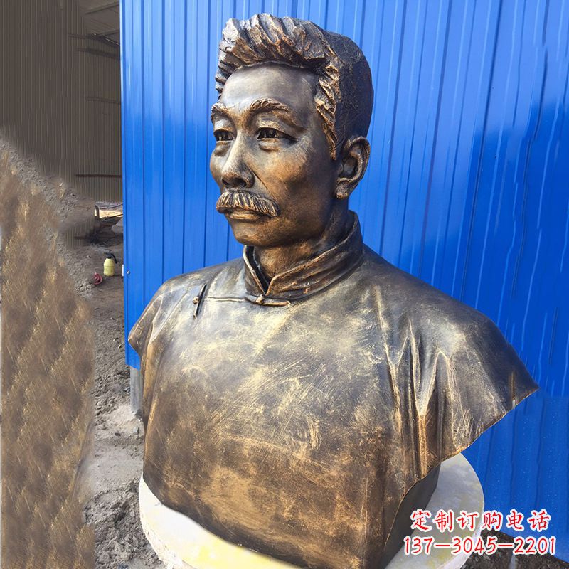 南阳鲁迅雕塑传承伟大的文学遗产