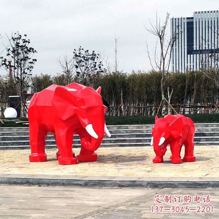 南阳玻璃钢大象雕塑艺术之美