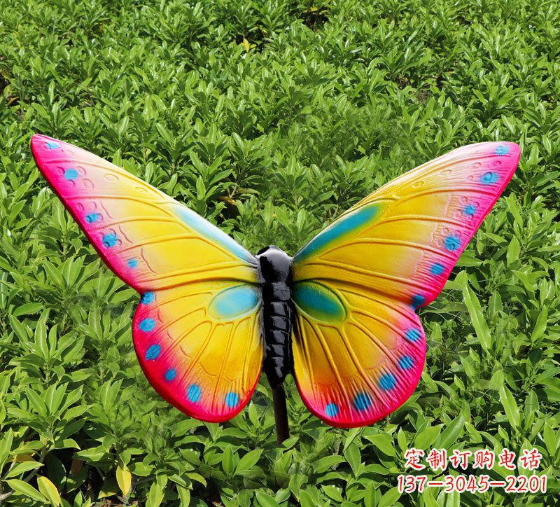 南阳玻璃钢树脂仿真蝴蝶雕塑
