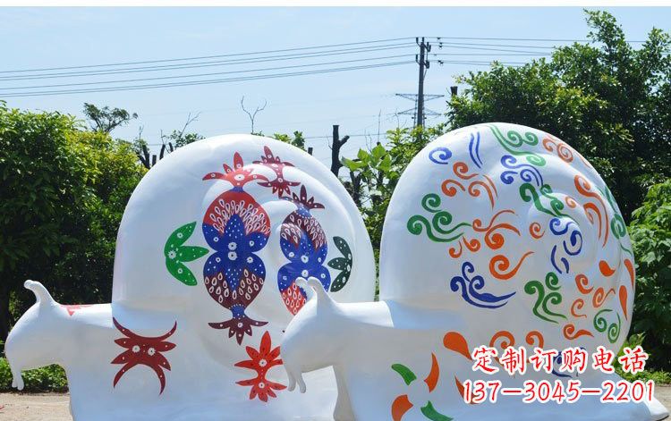南阳玻璃钢蜗牛一种精美的雕塑