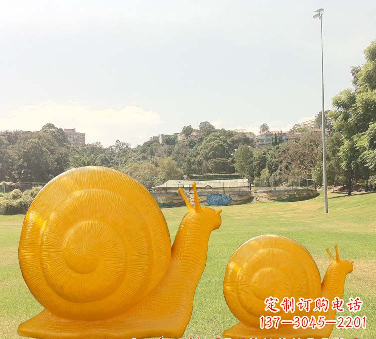 南阳玻璃钢蜗牛雕塑