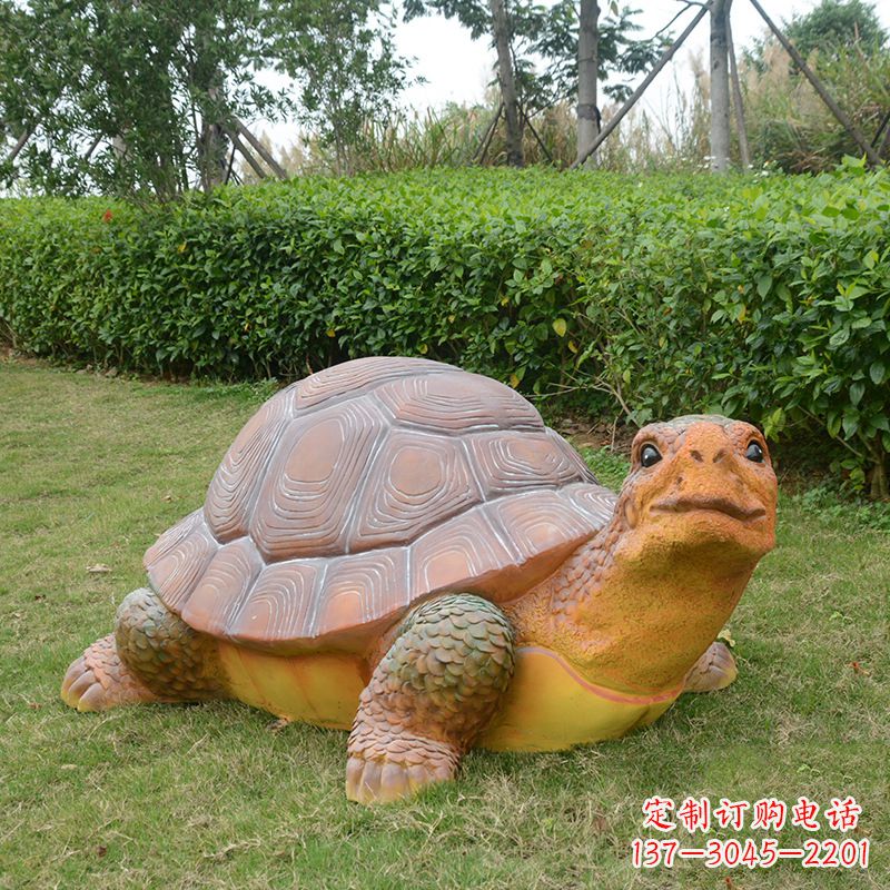 南阳玻璃钢乌龟雕塑一种具有传统文化意义的艺术品