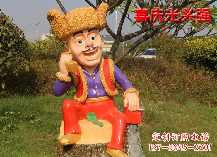 南阳玻璃钢熊大熊二光头强