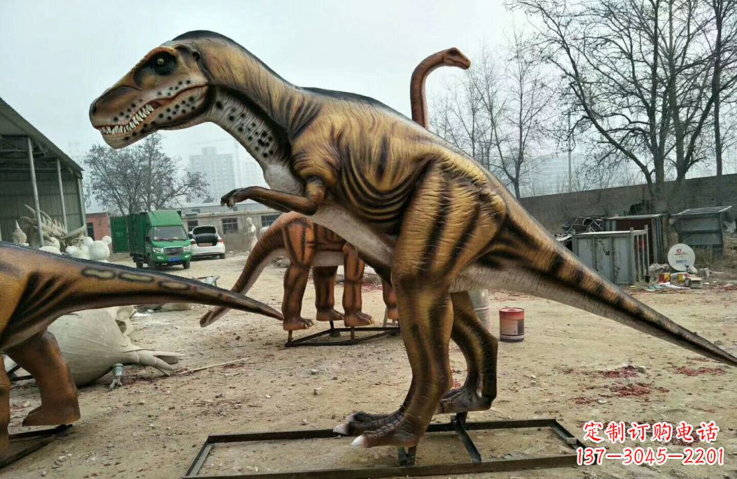 南阳玻璃钢艺术仿真恐龙雕塑