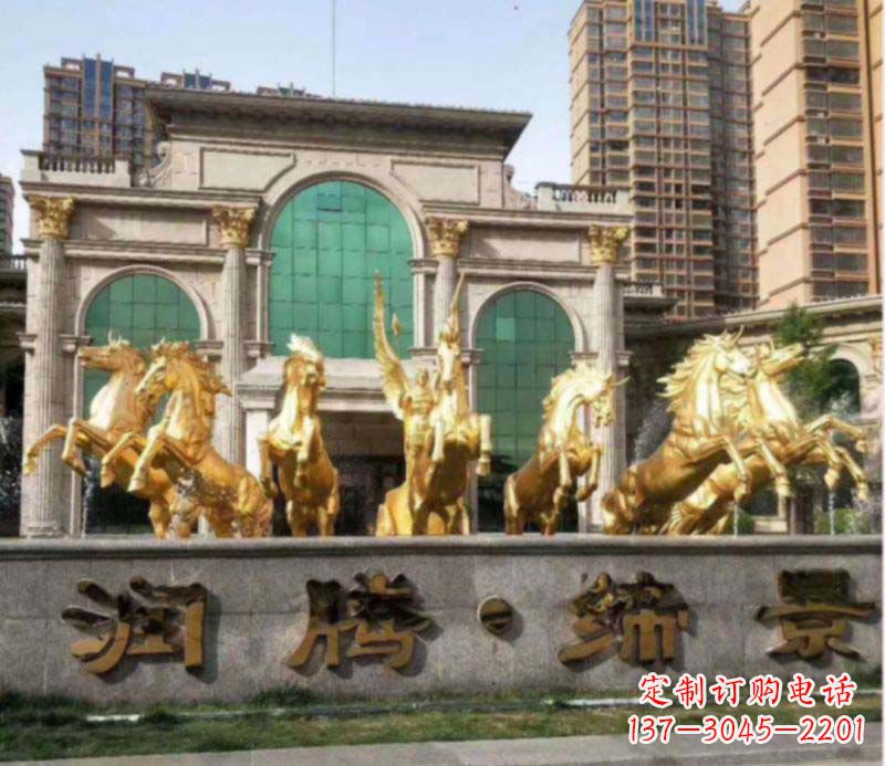 南阳不锈钢阿波罗战车雕塑