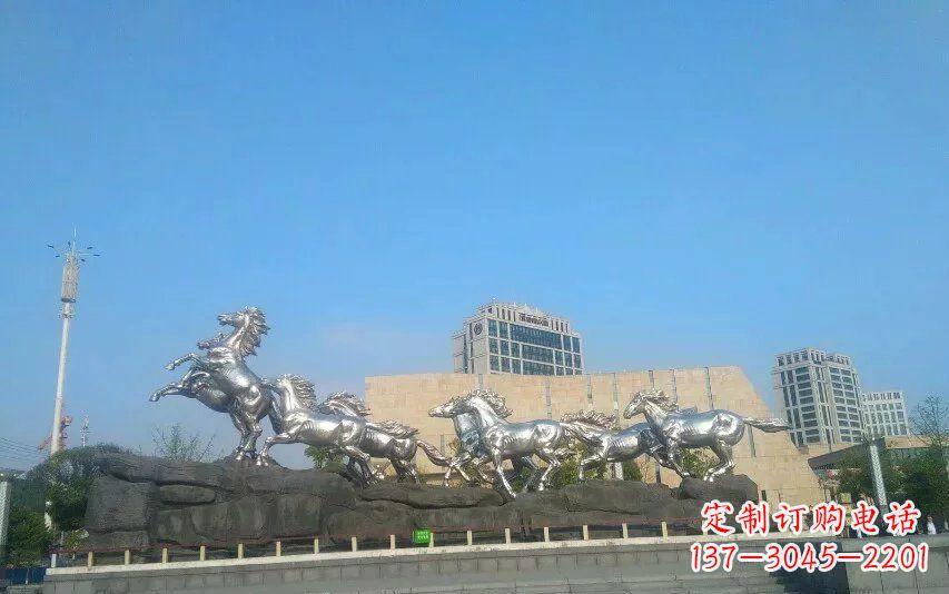 南阳不锈钢动物雕塑精美的艺术品