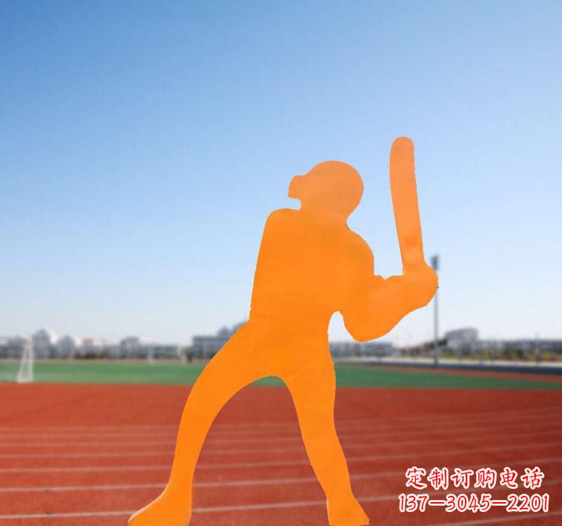 南阳棒球运动人物雕塑传承棒球精神