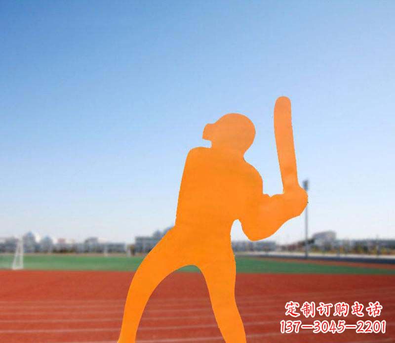 南阳不锈钢棒球雕塑精美的艺术品