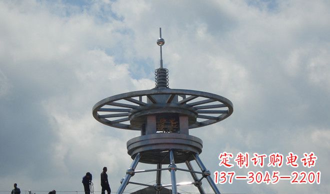 南阳不锈钢避雷针雕塑——安全守护者