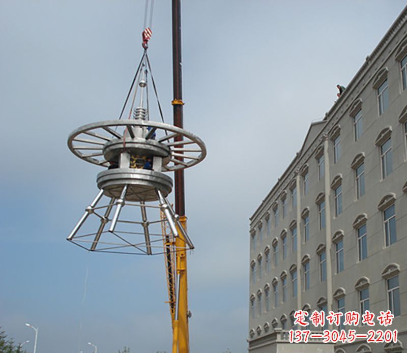 南阳不锈钢避雷针造型雕塑