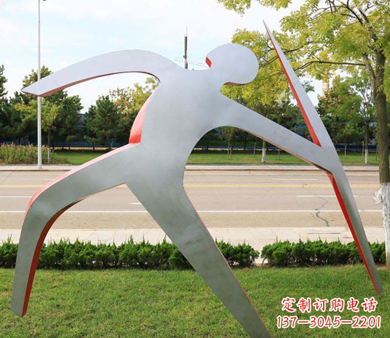 南阳不锈钢标枪雕塑精美的艺术品