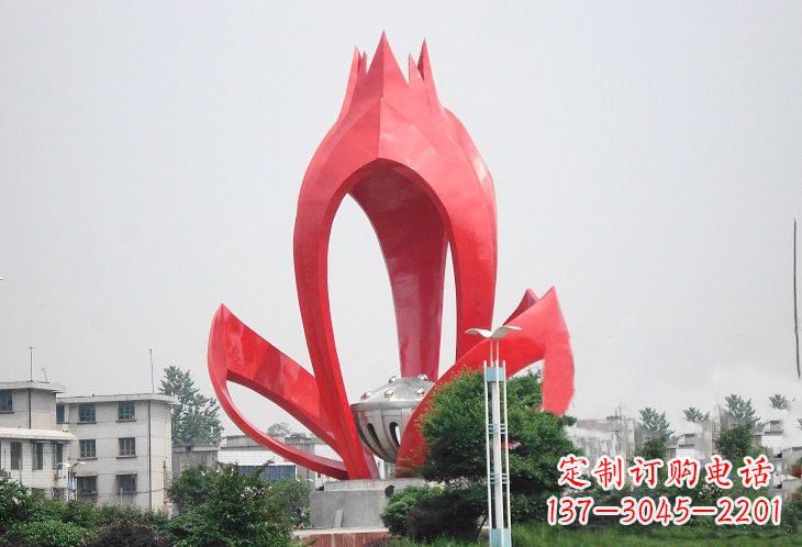 南阳不锈钢莲蓬雕塑——艺术的缩影