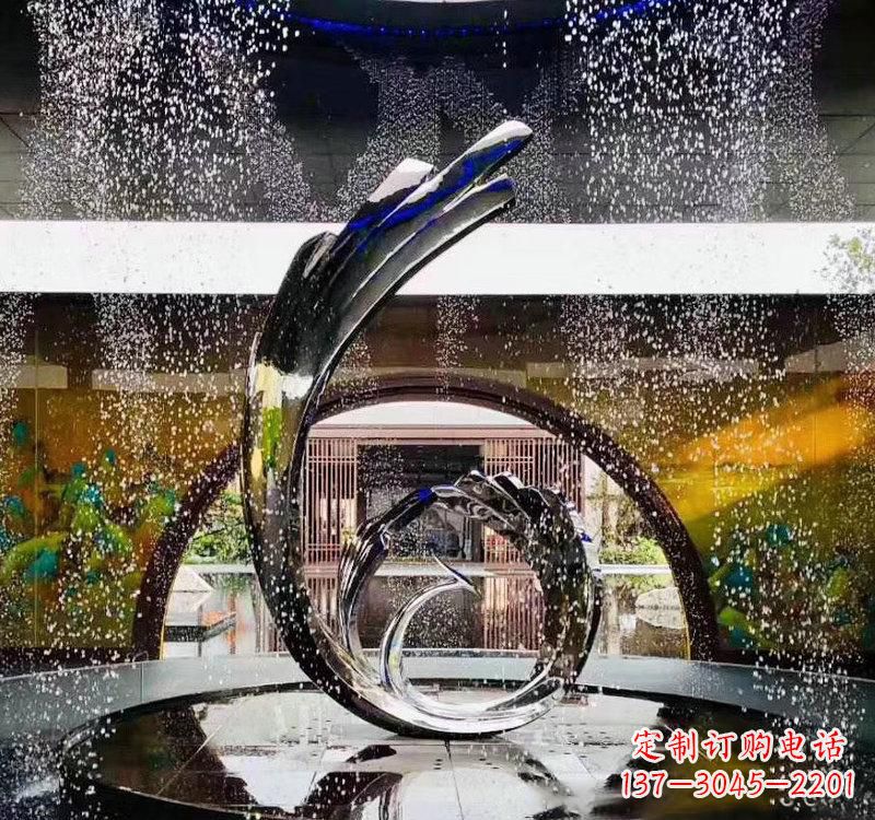 南阳不锈钢城市景观喷泉雕塑